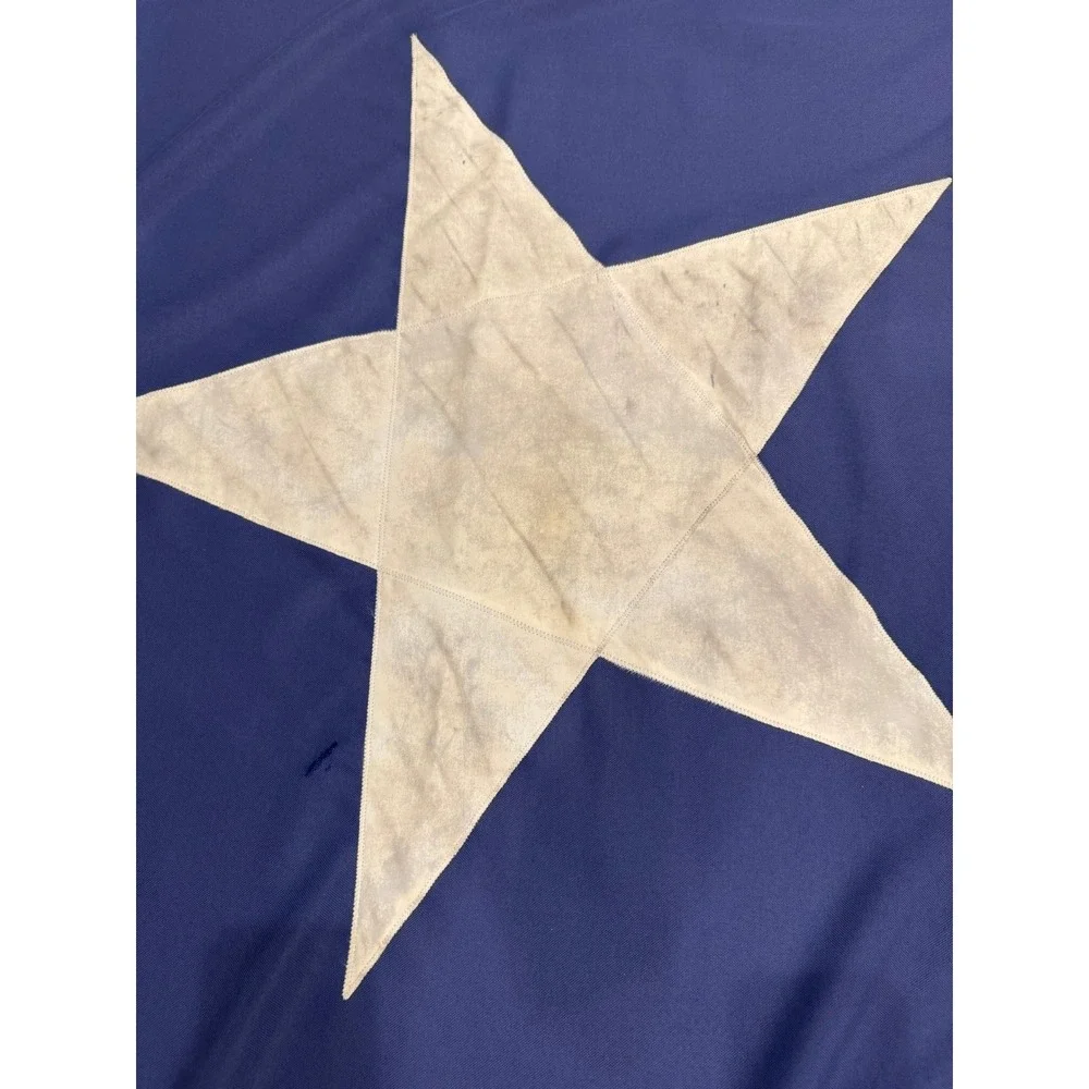 Vintage Texas State Flag Capitol Flag Company Austin TX 72x102 Large Outdoor